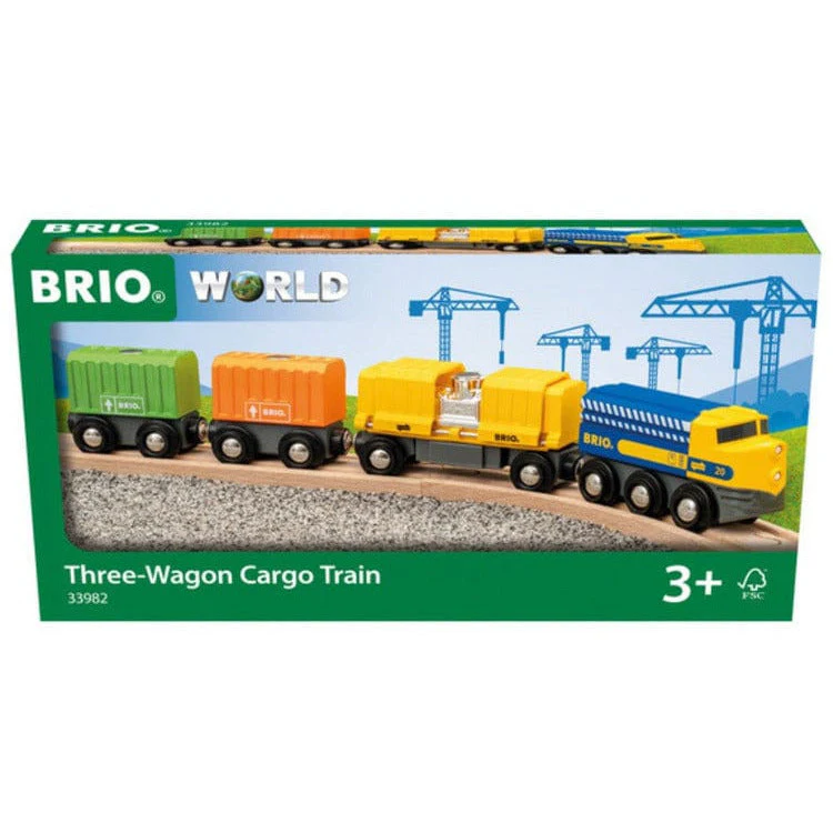 Three Wagon Cargo Train