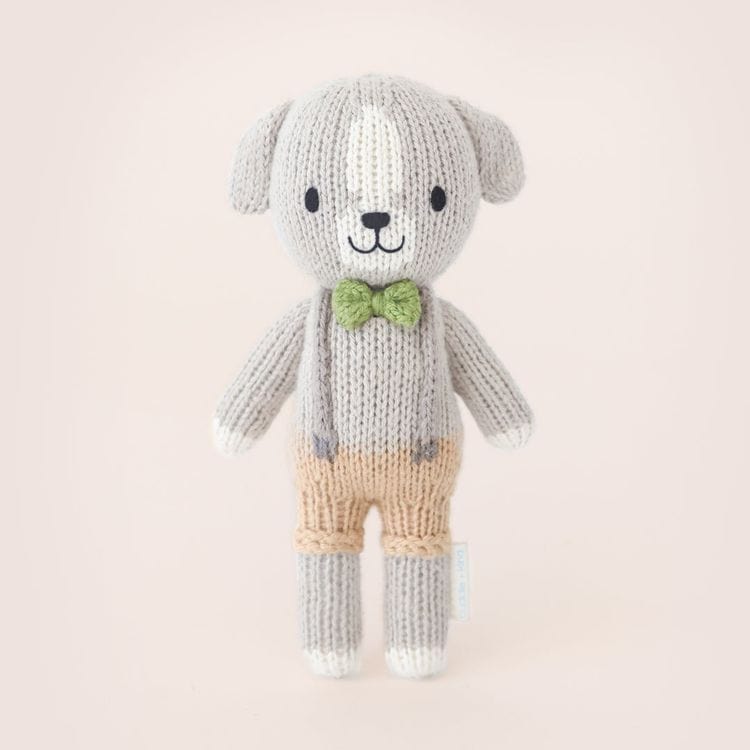 Tiny 6" Noah the Dog Hand-Knit Doll - Image 2