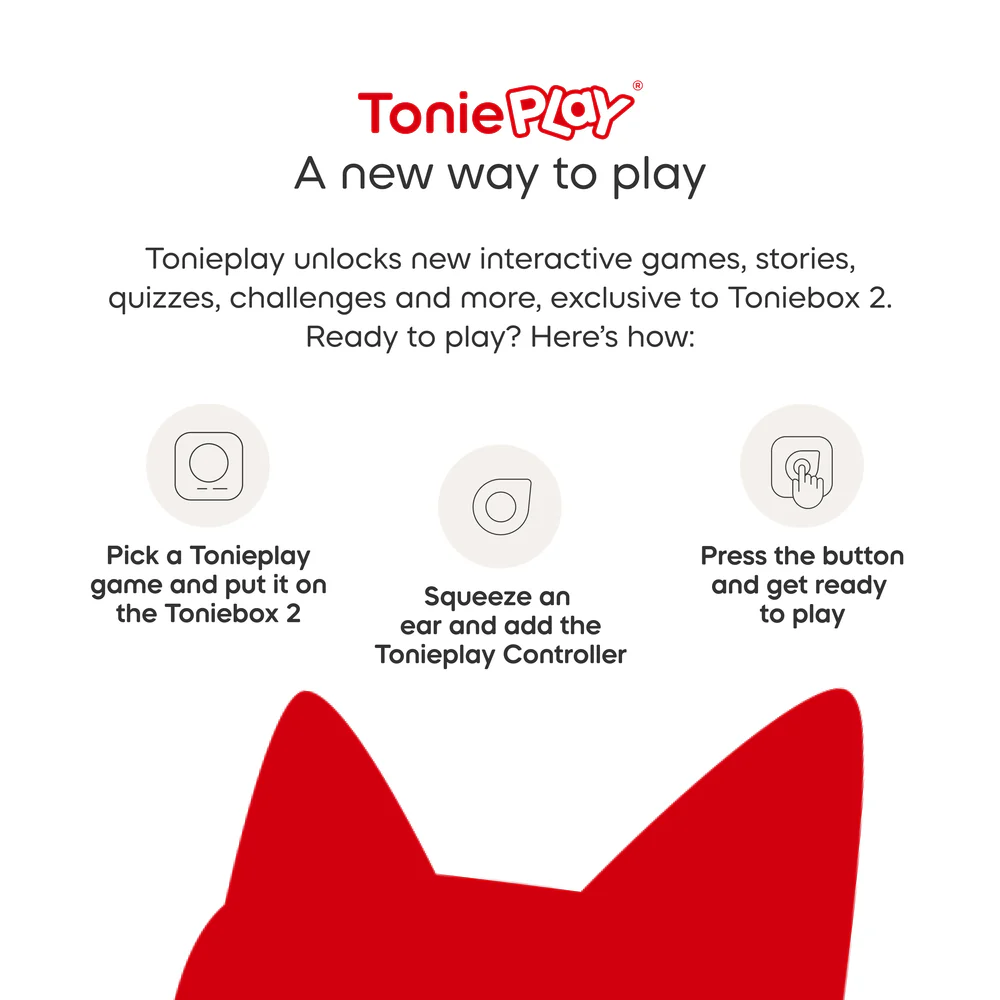 Tonies Disney Winnie the Pooh Toniebox 2 Play Set - Sunset Red - Image 5