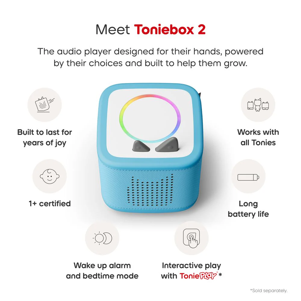 Tonies Playtime Puppy Toniebox 2 Starter Set - Sky Blue - Image 4