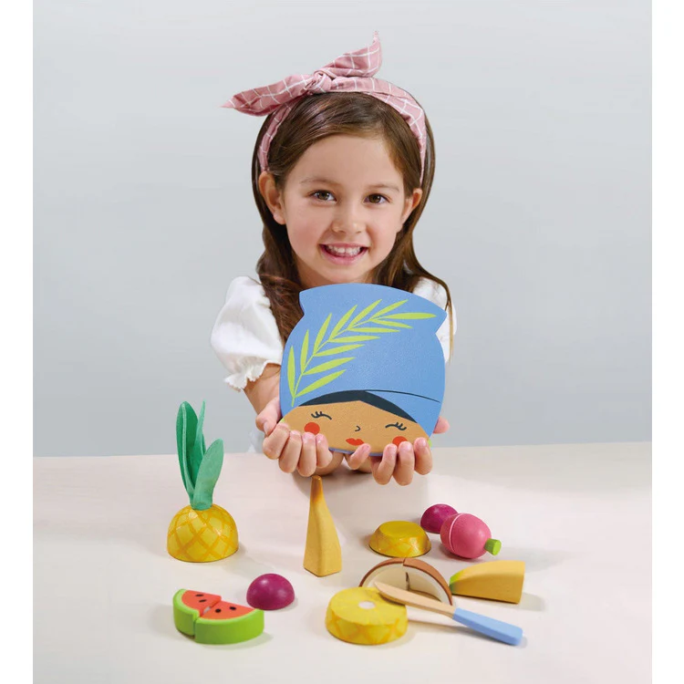 Wooden Tropical Fruit Chopping Board - Image 2