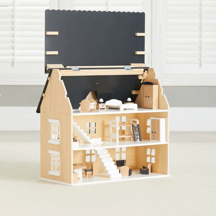 Two-story Wooden Dollhouse - Image 5
