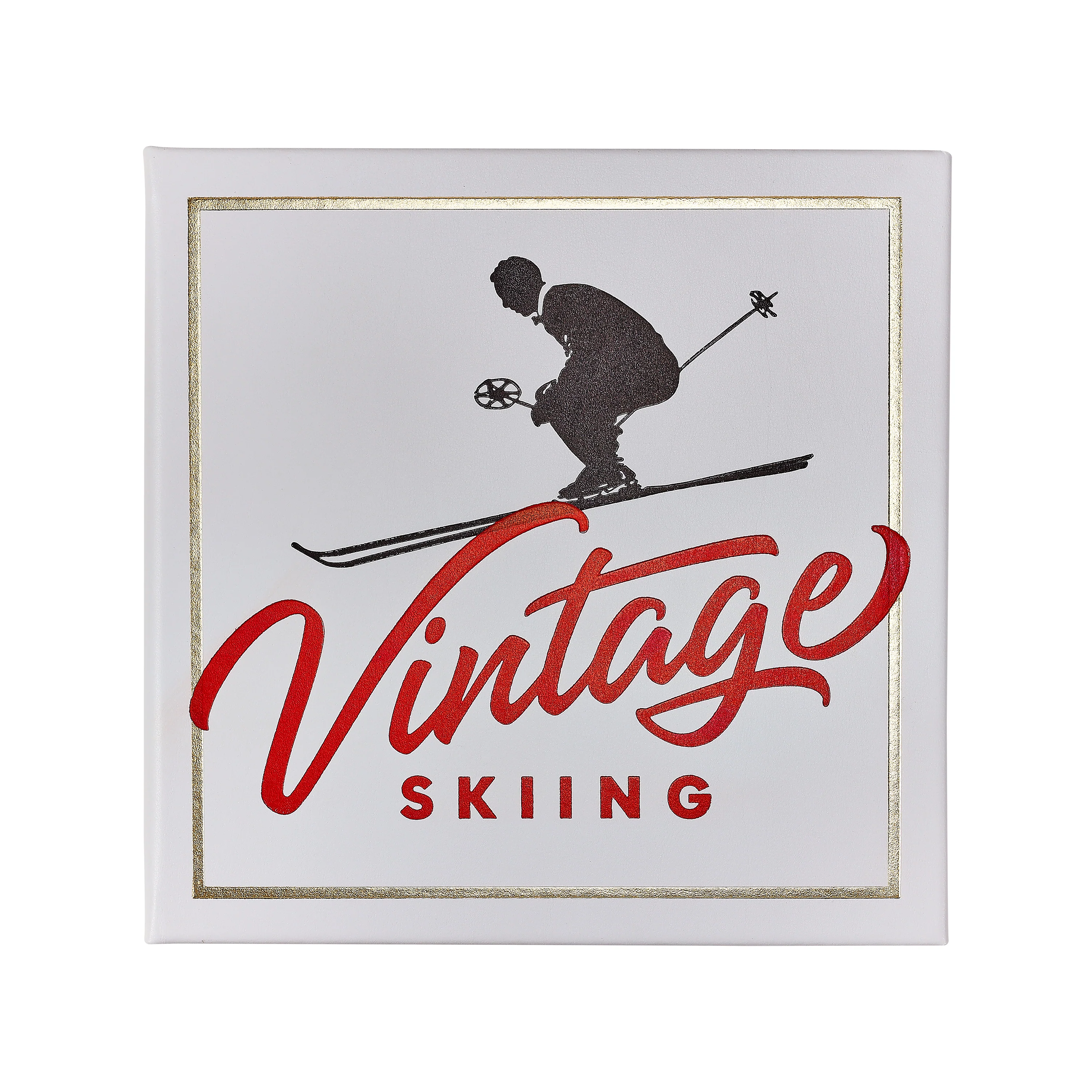 Vintage Skiing Book Leather Edition