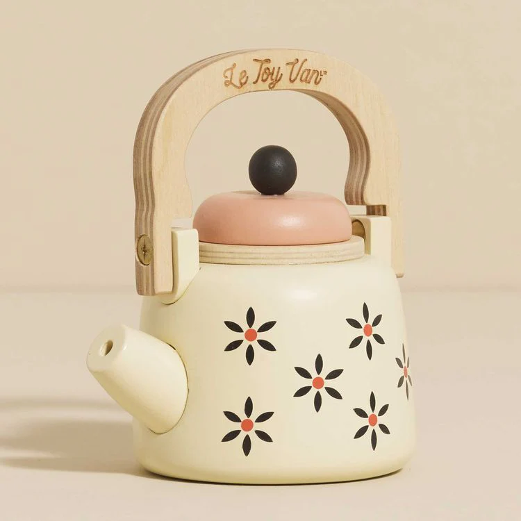 Vintage Wooden Kettle - Image 2