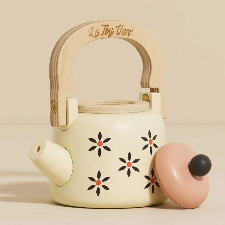 Vintage Wooden Kettle - Image 5