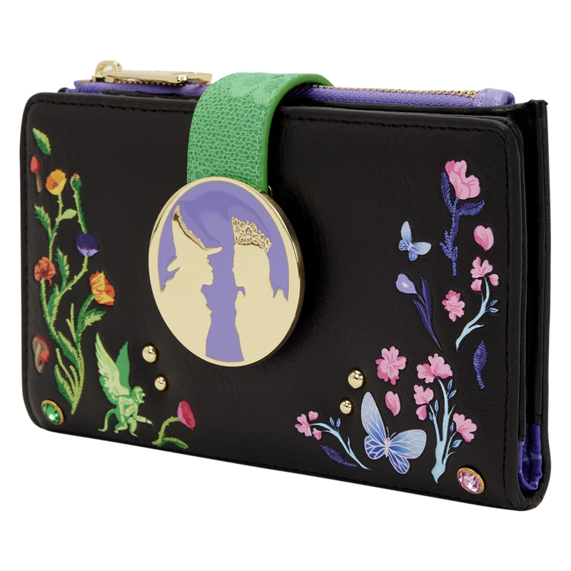 Wicked Glinda & Elphaba Floral & Lace Flap Wallet - Image 2