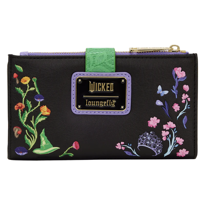 Wicked Glinda & Elphaba Floral & Lace Flap Wallet - Image 4