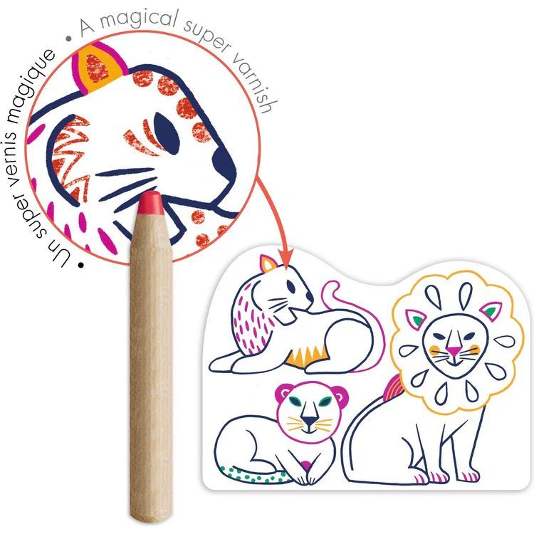 Wild Families Coloring Kit - Image 3