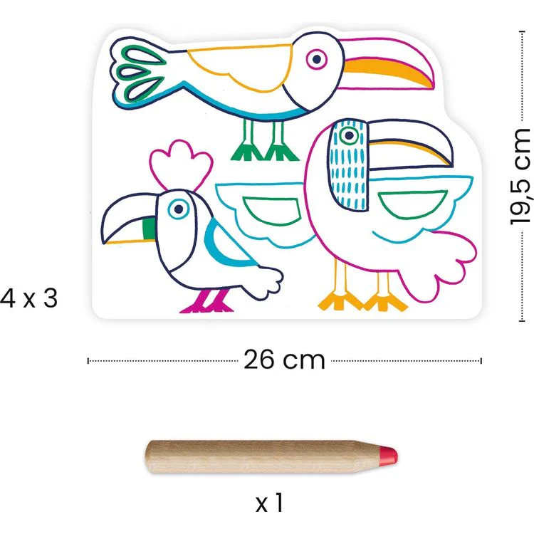 Wild Families Coloring Kit - Image 5