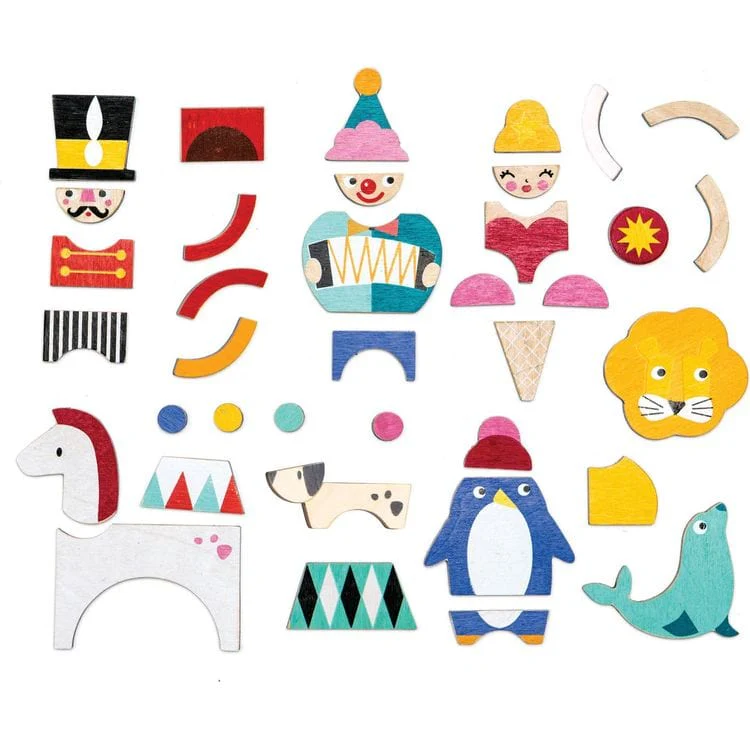 Wooden Circus Night Magnetic Set - Image 2