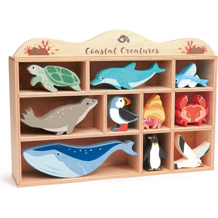 Wooden Coastal Creatures