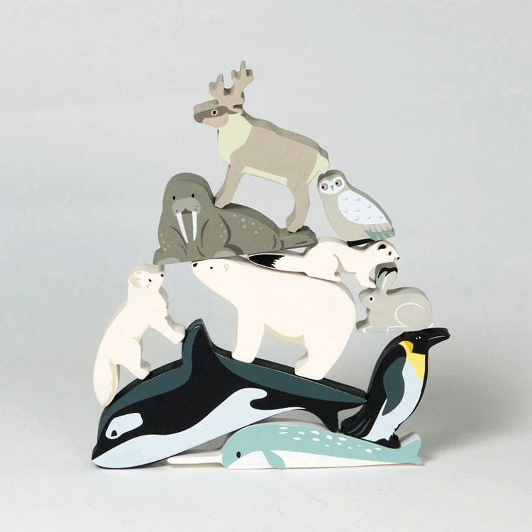 Wooden Polar Animals Set - Image 4