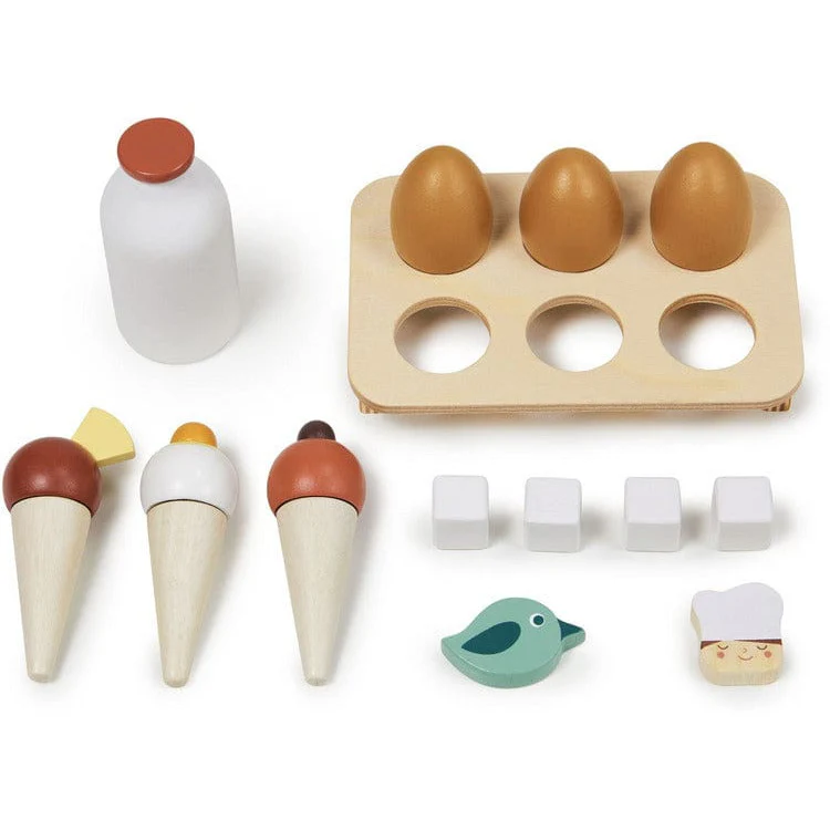 Wooden Pretend Play Refrigerator - Image 5
