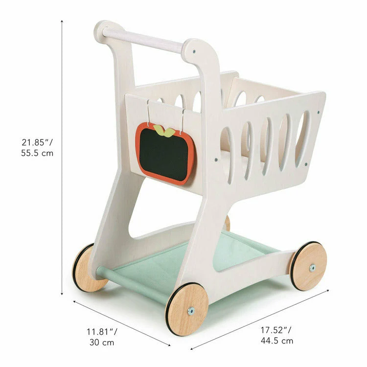 Wooden Shopping Cart - Image 6