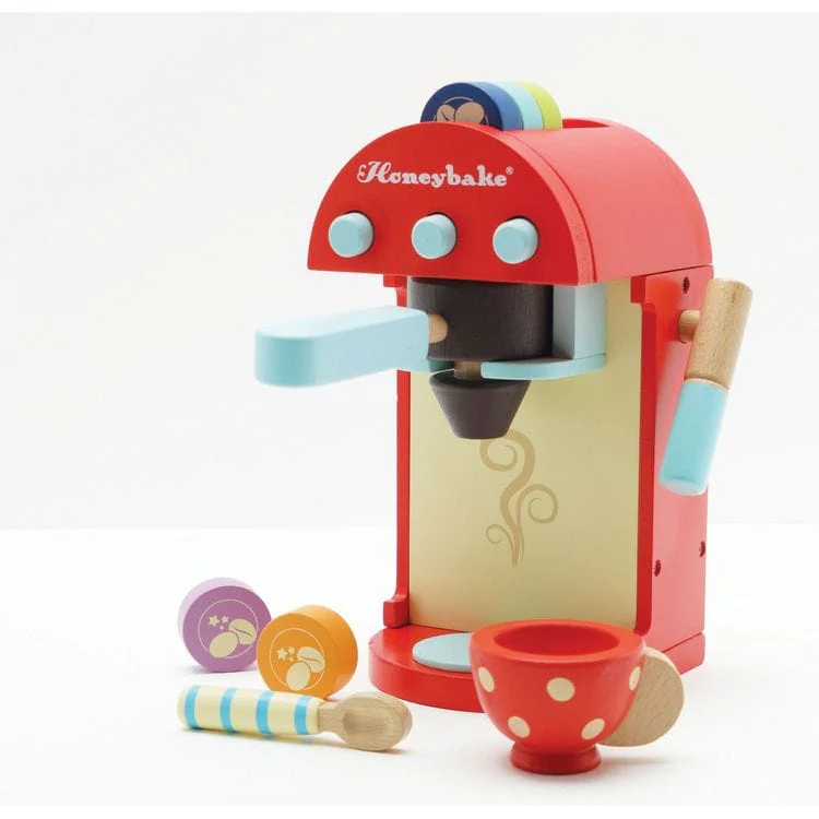 Wooden Toy Coffee Machine & Pods - Image 4