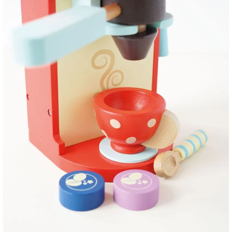Wooden Toy Coffee Machine & Pods - Image 6