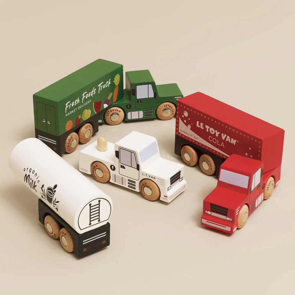 Wooden Trailer Truck Set - Image 2