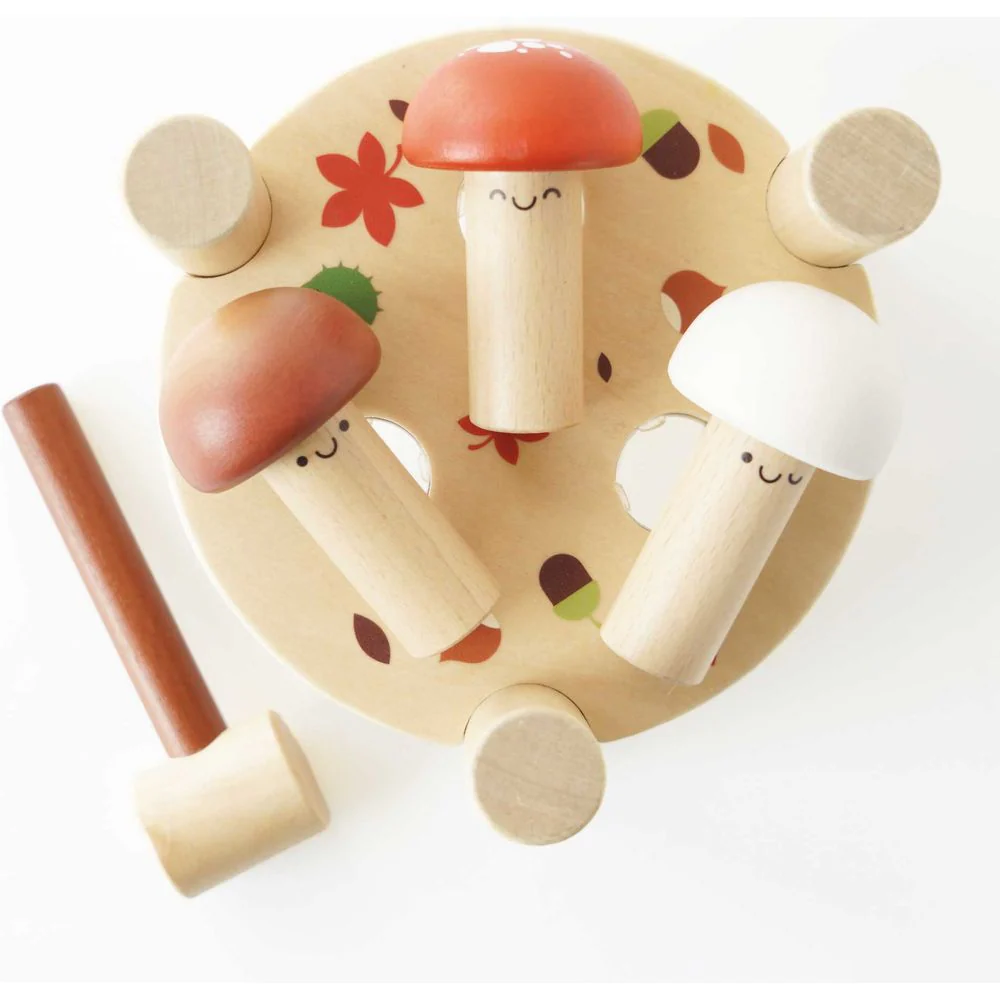 Woodland Mushroom Hammer Game - 5 Pieces - Image 2